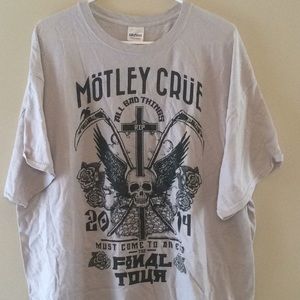 Motley Crue the final tour rip 2014 t shirt